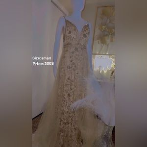 A beautiful gold dress bought for my engagement wear it 2 time